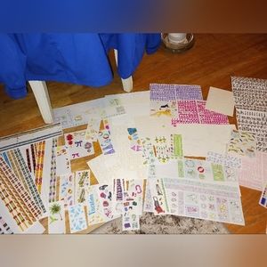 Tons of leftover creative memories stickers